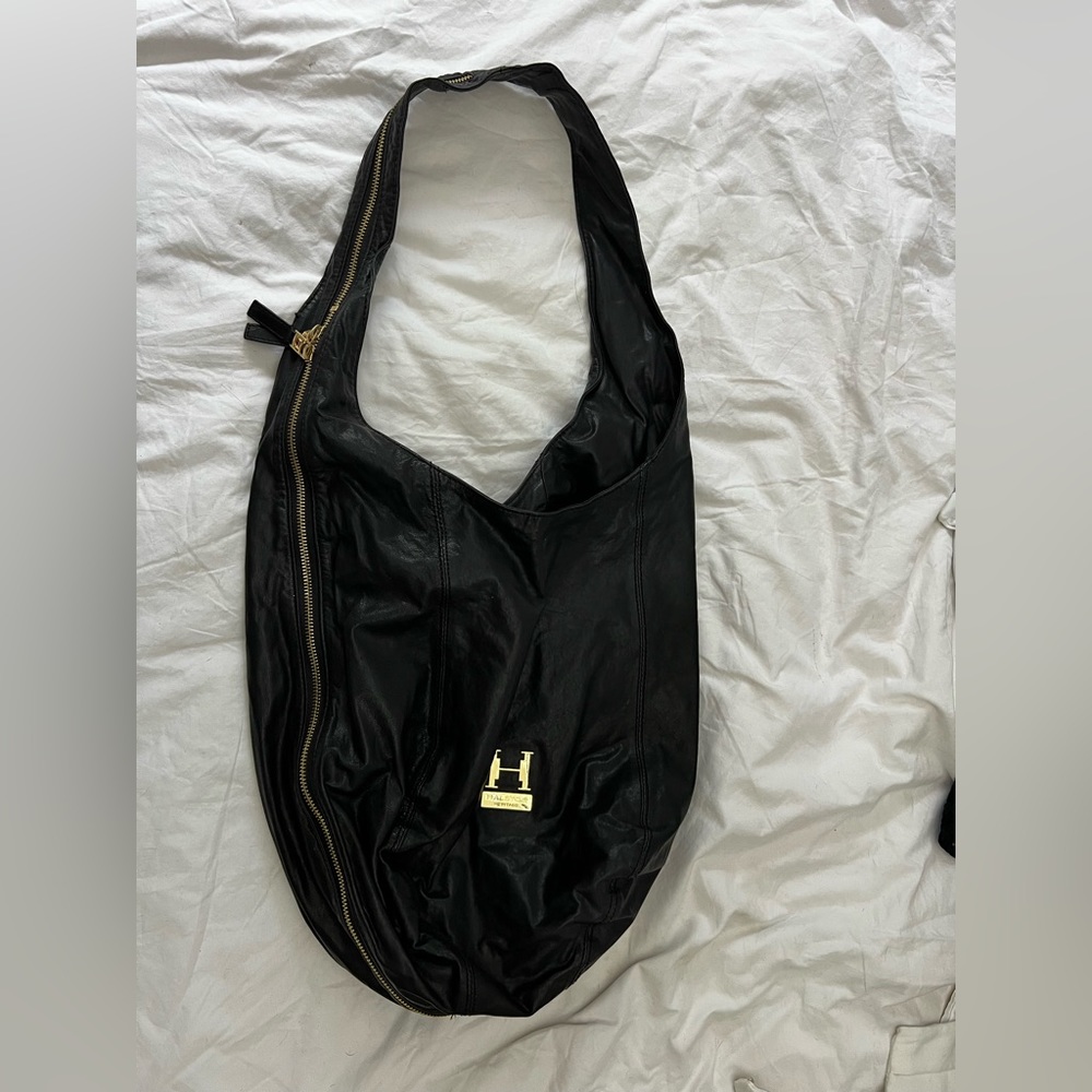 Halston Heritage Leather Shoulder Bag